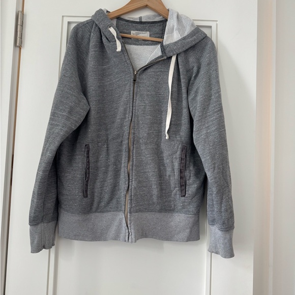 Current / Elliott The Zip Up Hoodie M/Gray - Picture 2 of 3